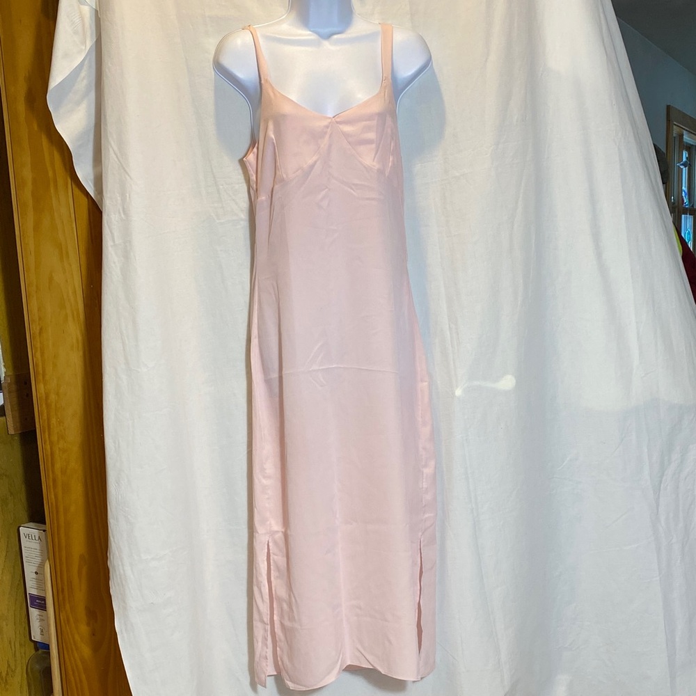Highline Collective Elegant Pink Maxi Slip Dress - Women size-XS